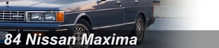 84 Nissan Maxima